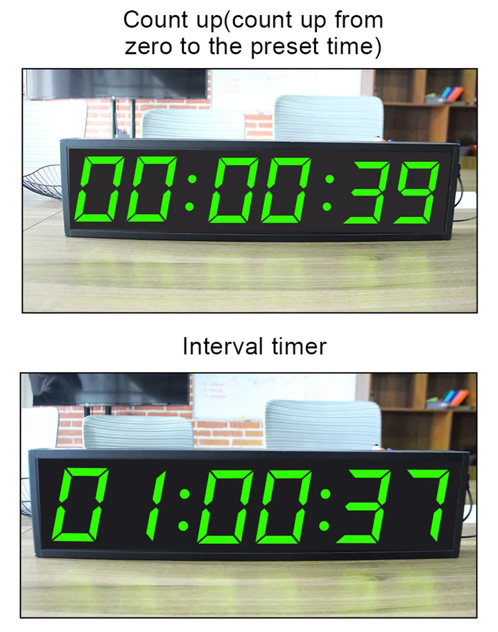 LED-green-wall-clock-602 LED-green-wall-clock-602