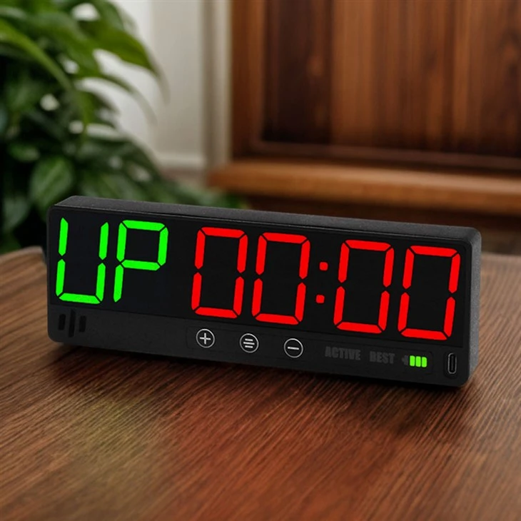 Bærbar Magnetic Gym Fitness Interval Timer